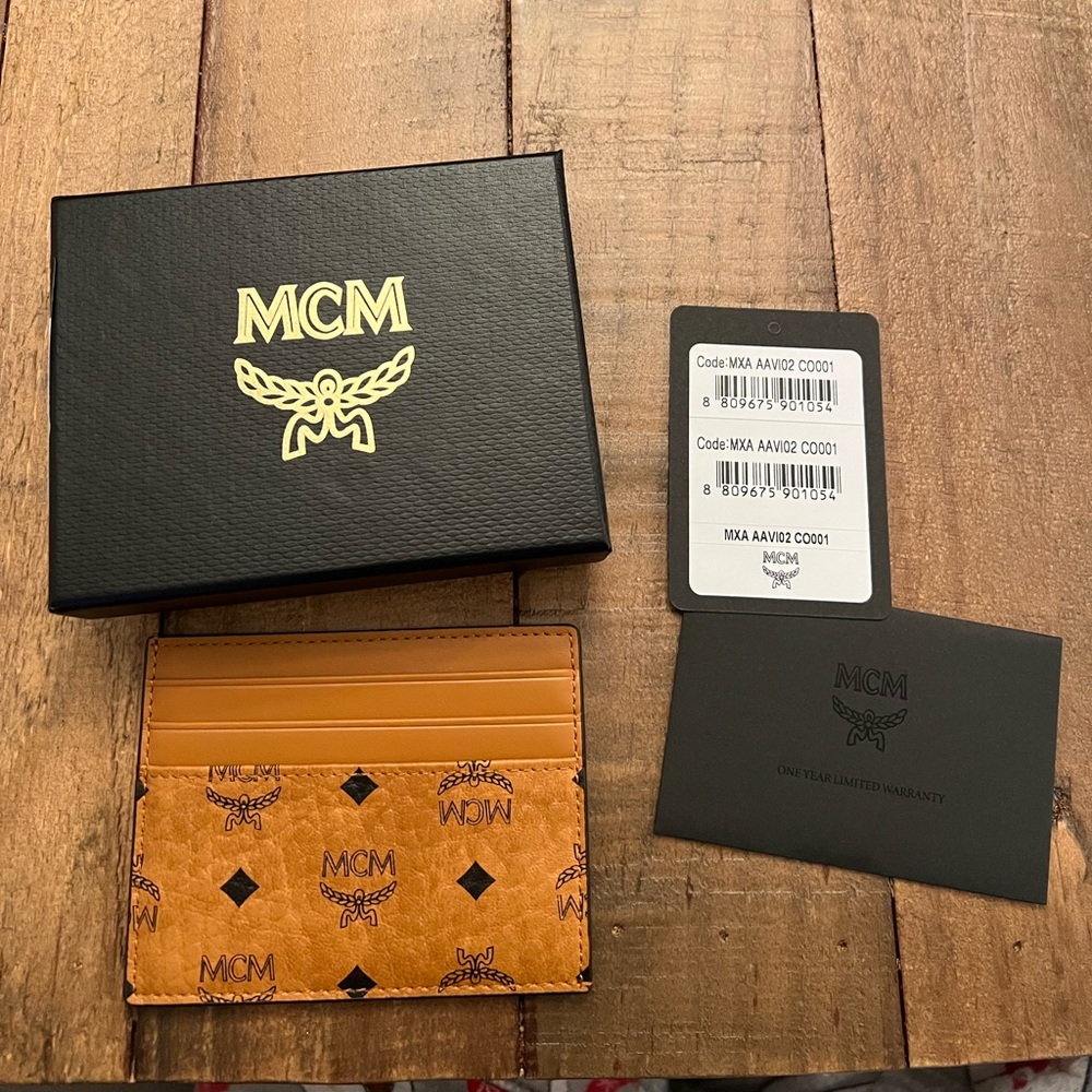 MCM card holder wallets brand new in box.